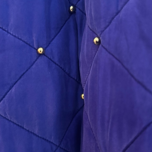 Vintage 1988 Silk Purple Bomber Jacket from Italy (Large) - Picture 4 of 15